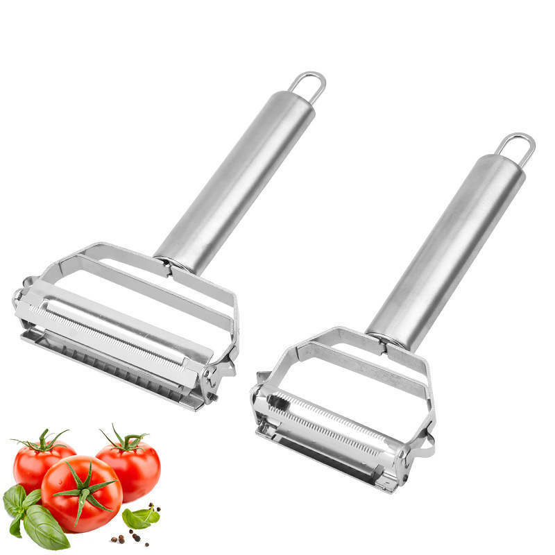 Stainless Steel Dual Head Shredder Multifunctional Dual Purpose Peeler Zihe Kitchen