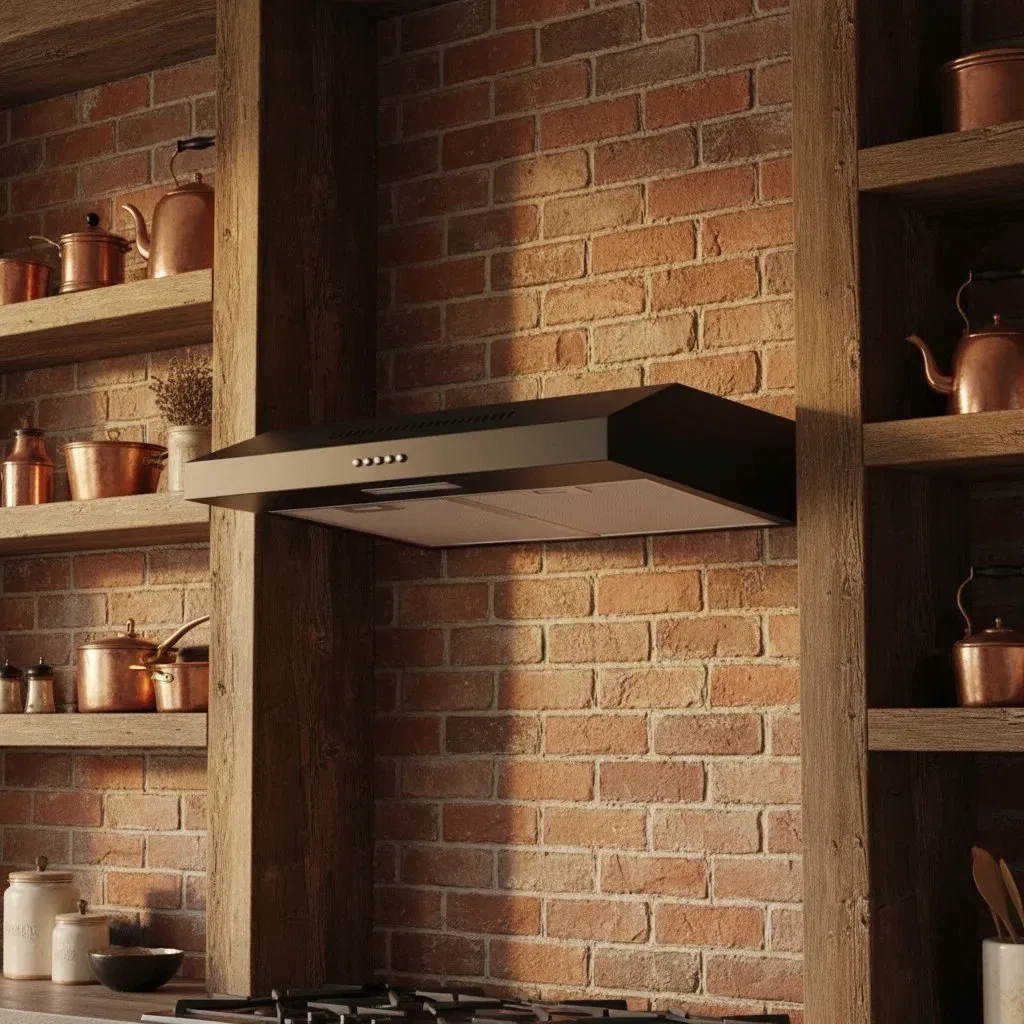 Modern Slim Hood Ultrathin Kitchen Range Hood with Sensor Control