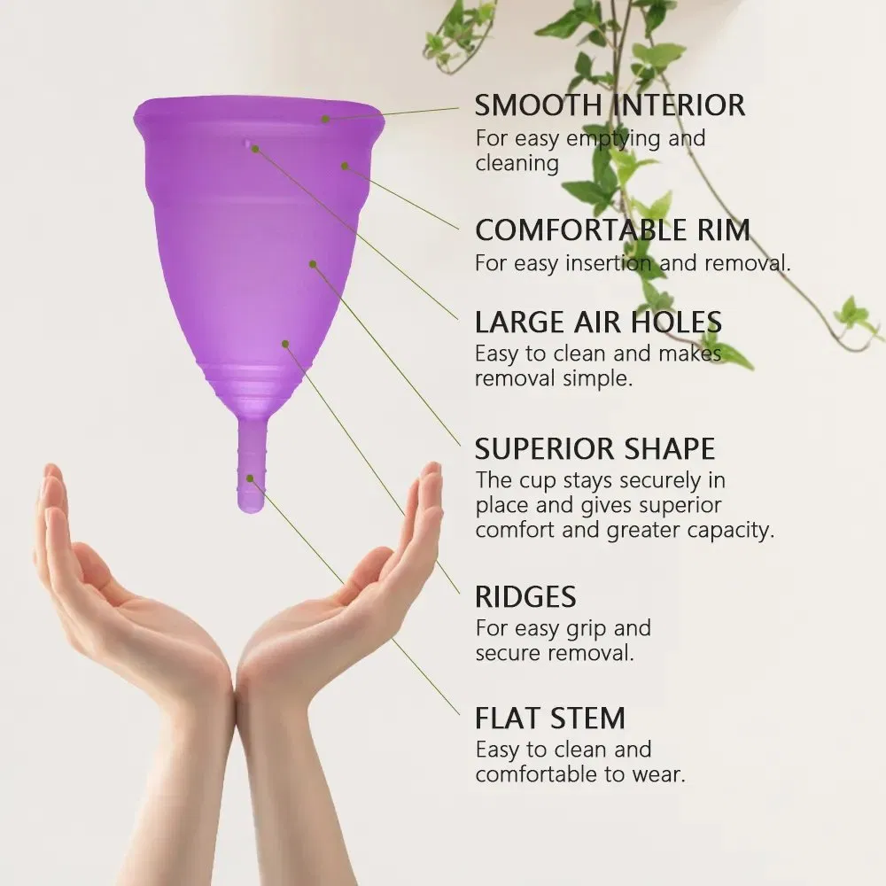 Menstrual Cup Best Quality Medical Silicone Reusable Menstrual Cup