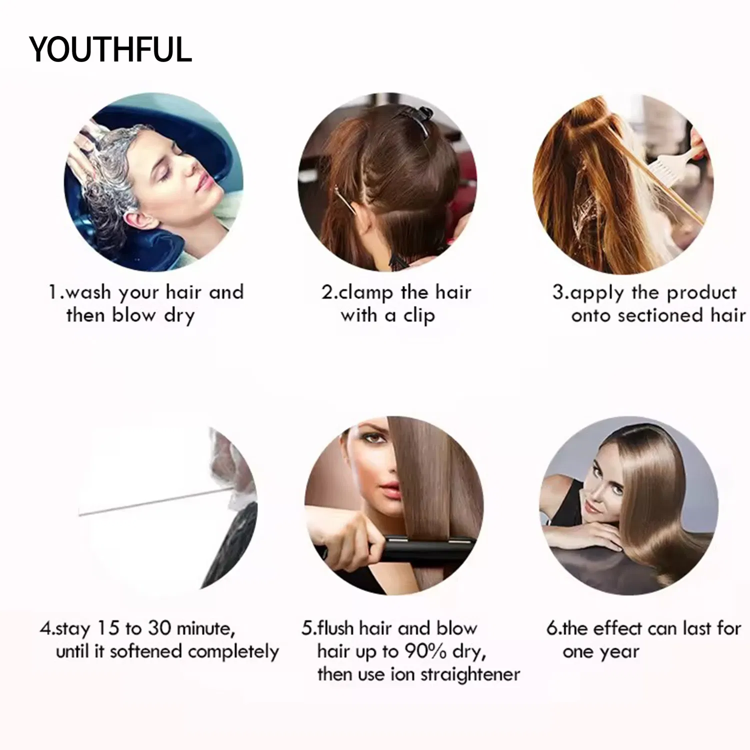 Permanent Wave Curl Curly Perm Cream Liquid Cold Wave Hair Perm