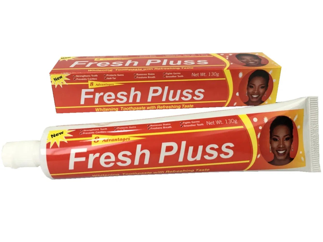 High Quality Coconut Oil Toothpaste with Brown Bottle