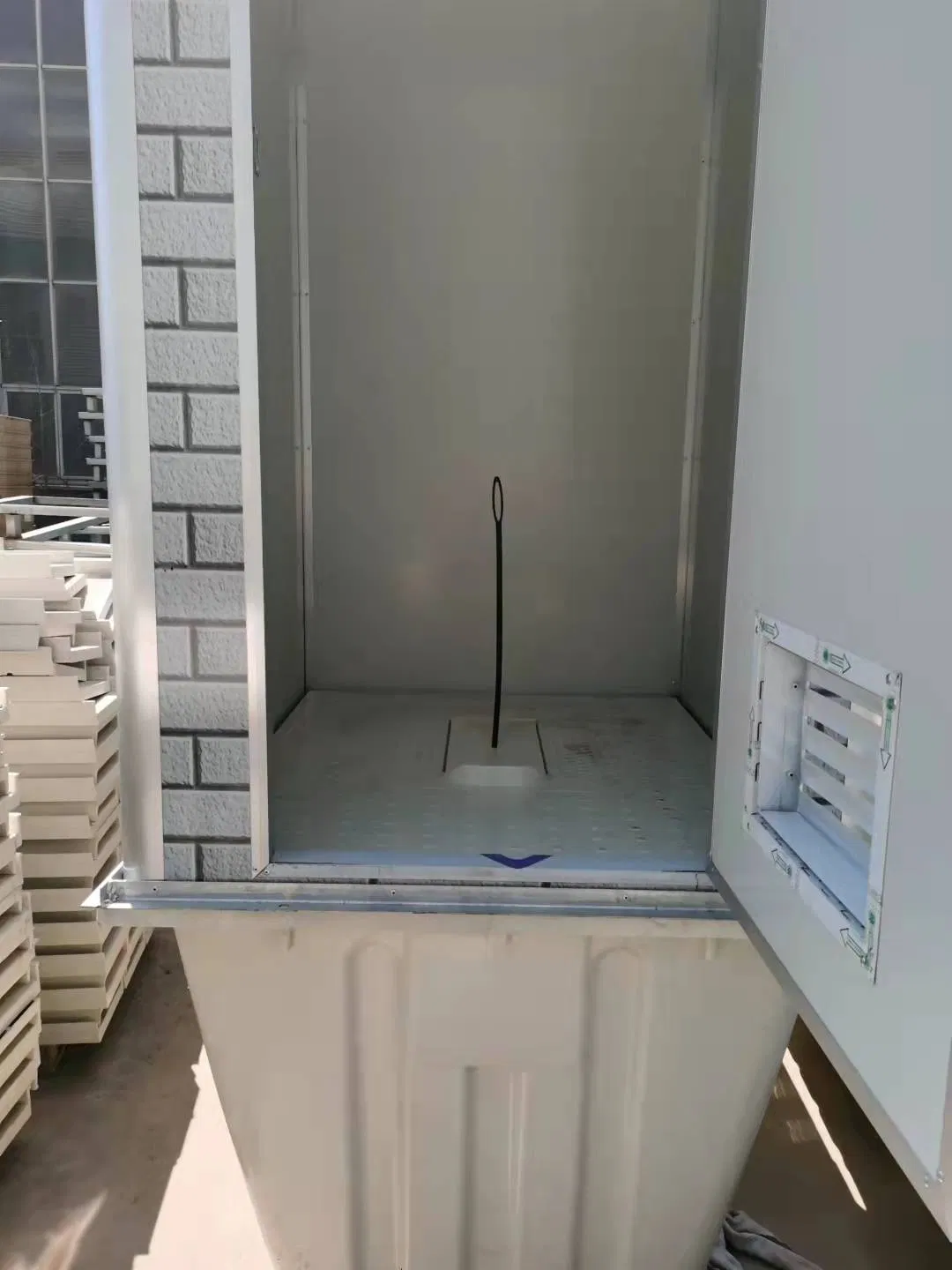 Flat Pack Portable Toilet for Camping