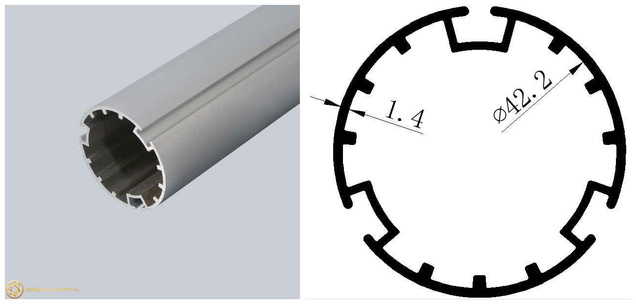 45mm Roller Shade with Aluminum Sheet