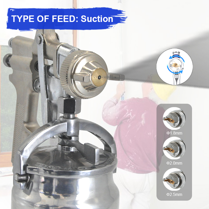 Пистолет для покраски высокого давления PQ-2U-B