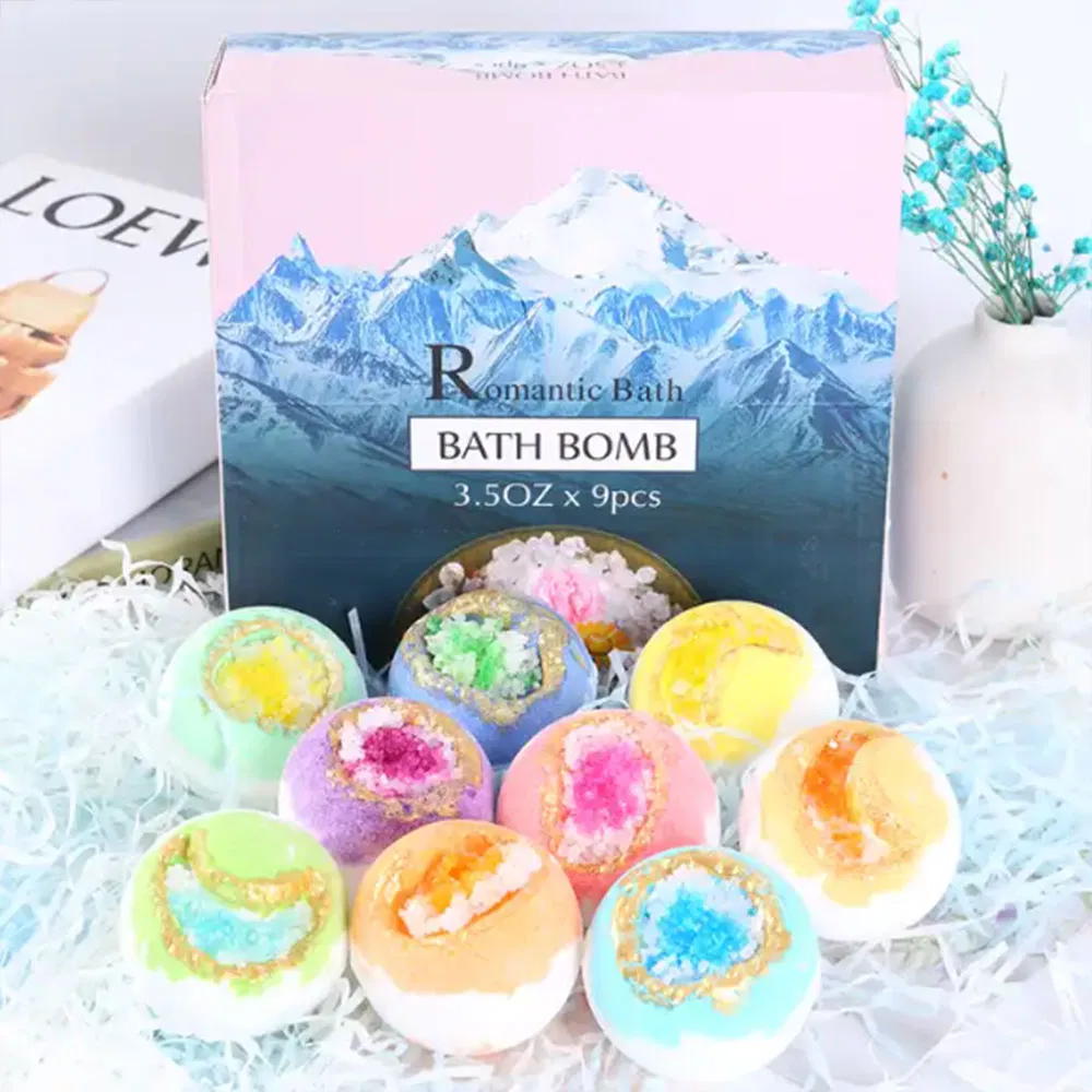 Sea Salt Bath Salt Ball Rose Bath Salt Ball Round Bath Bomb