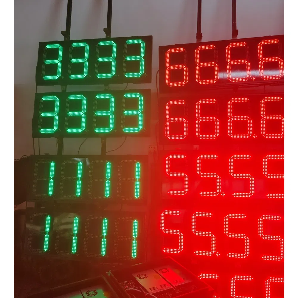 12inch 7 Segment LED Display LED Digital Petrol Station Gas Price Displays