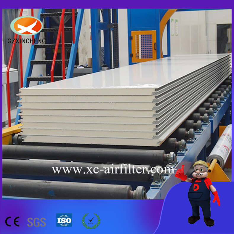 Prefabricated House Waterproof Decoration Material PU Polyurethane Sandwich Wall Panel