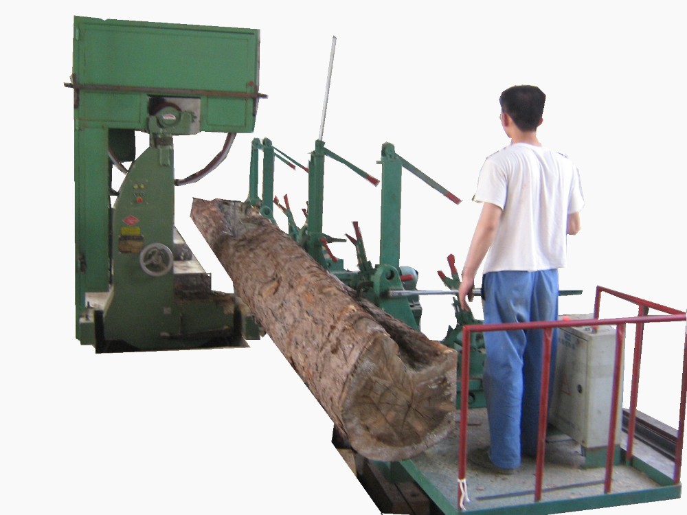 Ленточная пилорама вертикальная автоматическая для бревен