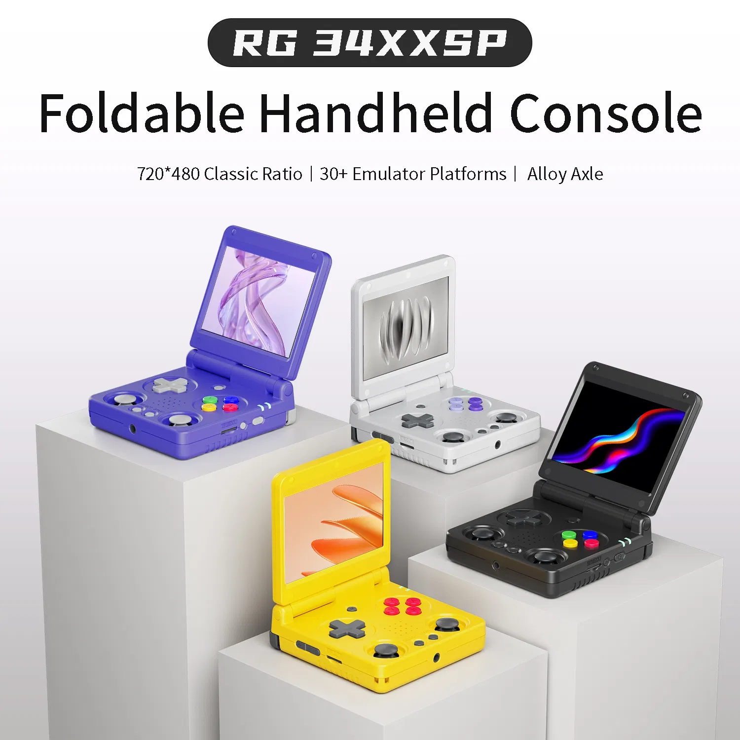 Портативная консоль RG34XXSP для ретро-игр