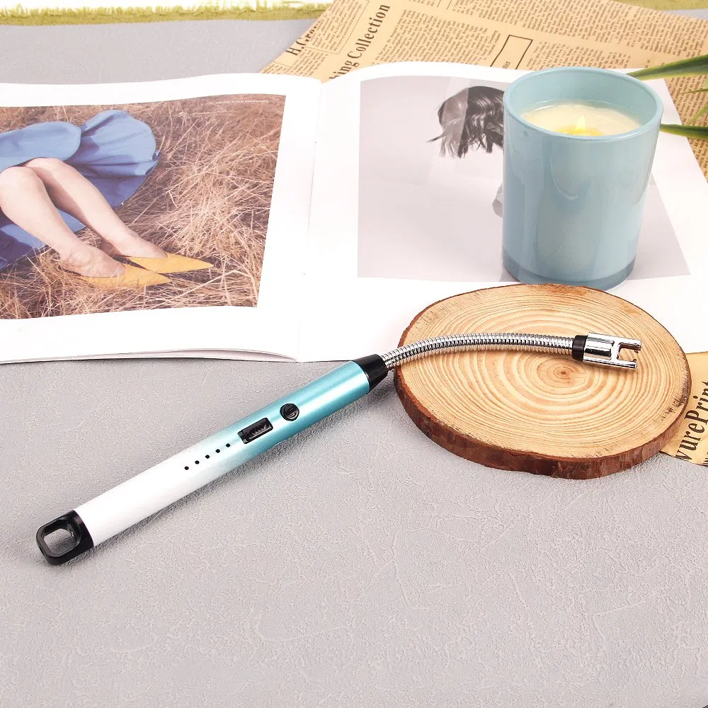 Candle Lighter with Child Lock Rechargeable Lighter with USB-C Port