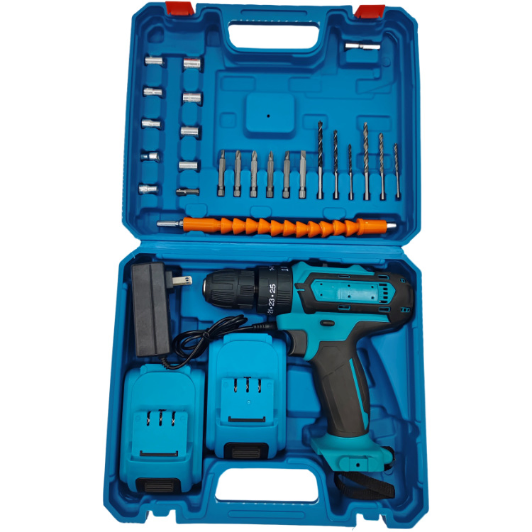 China Lithium Drill Tool Set with Custom Color Box