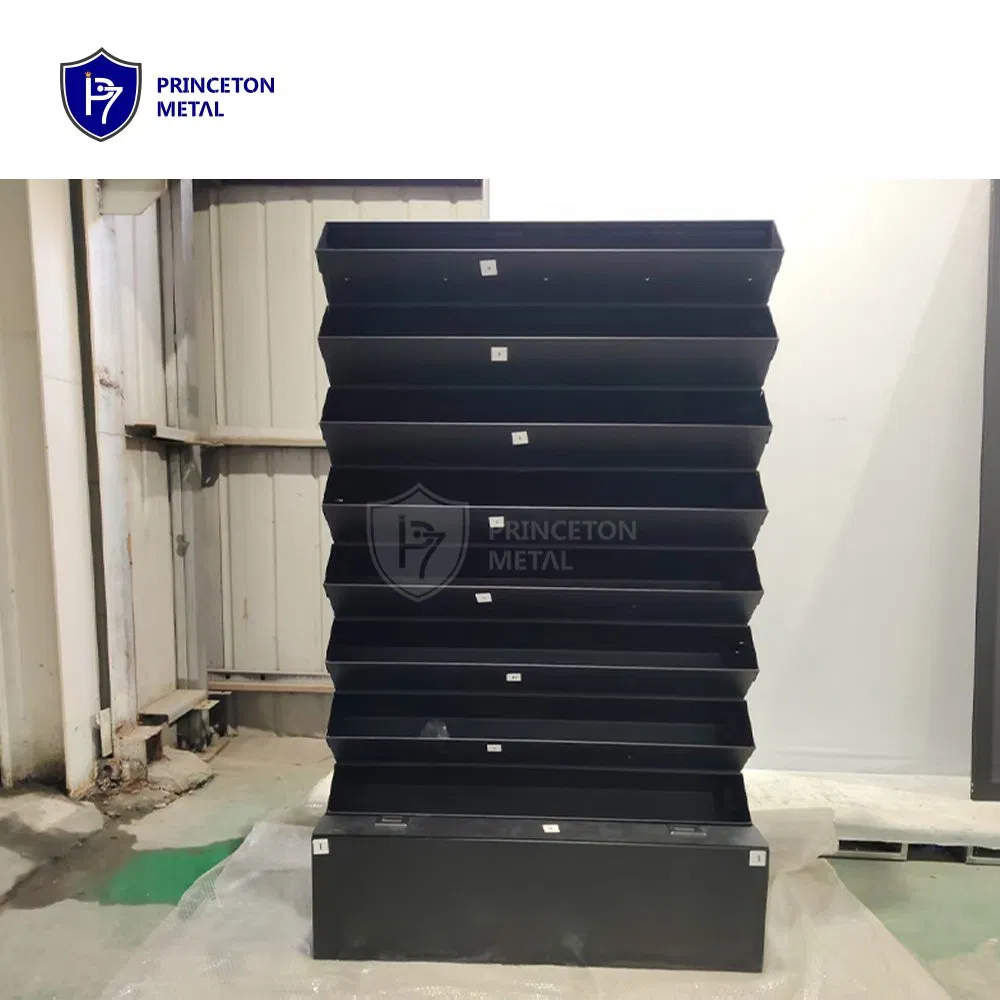 Self-Watering Wall Planter Staircase Vertical Aluminum Planter Stands Green Wall for Office Project