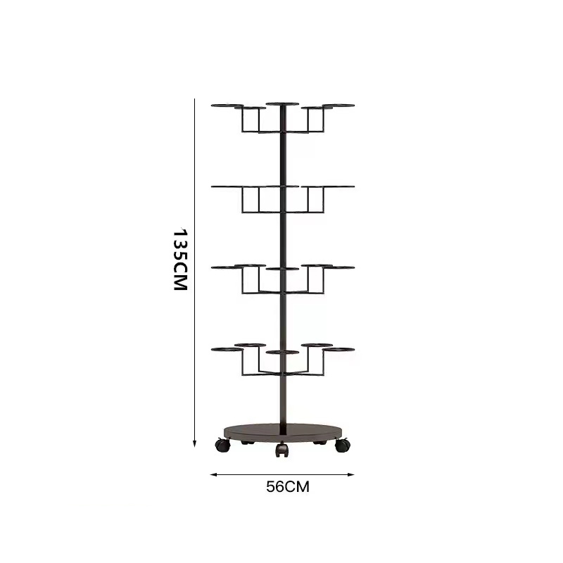 Chic and Functional Hat Rack with Adjustable Display Options