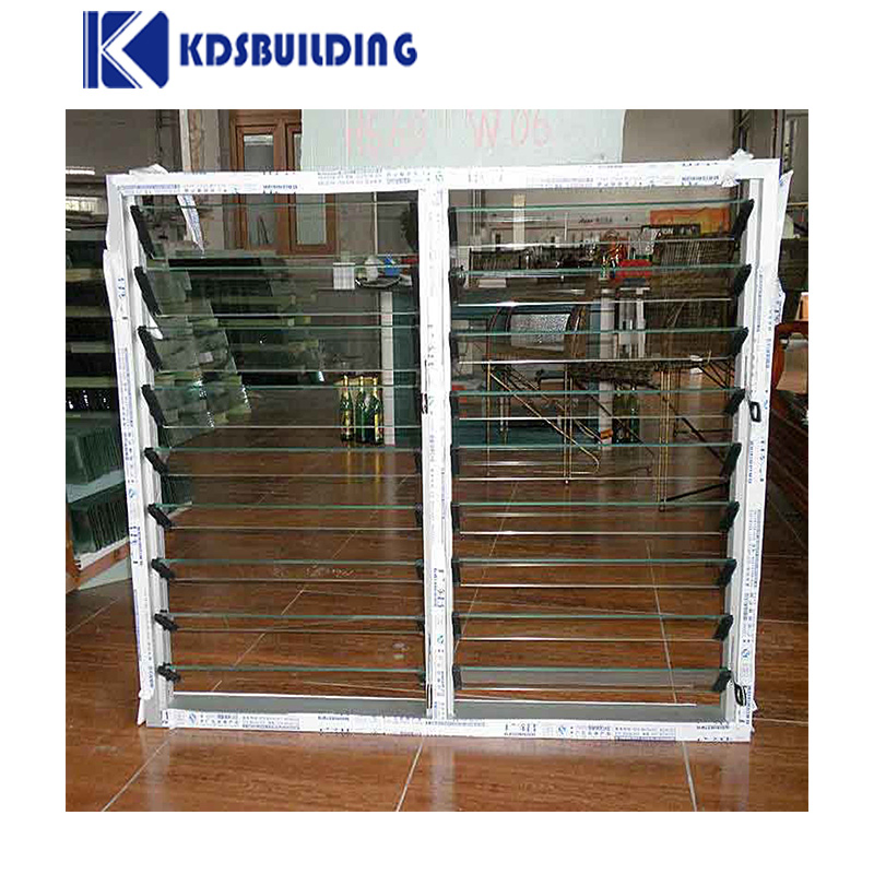 As2047 Australia Style Fix Jalousie Window Insulated Adjustable Movable Louver Glass Glazed