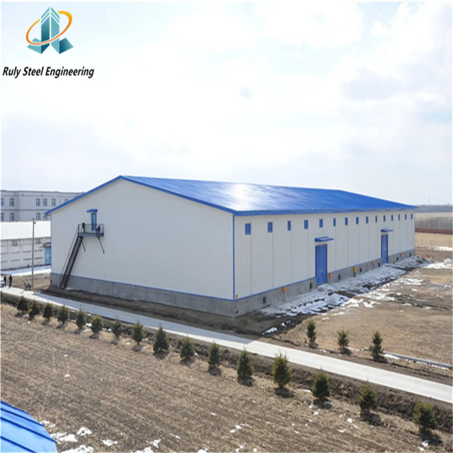 Single Sheet Roof Asia Standard Prefab Industry Steel Structure Building Metal Warehouse