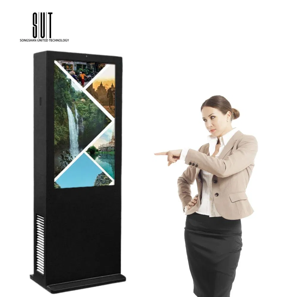 55-дюймовый уличный рекламный экран LCD