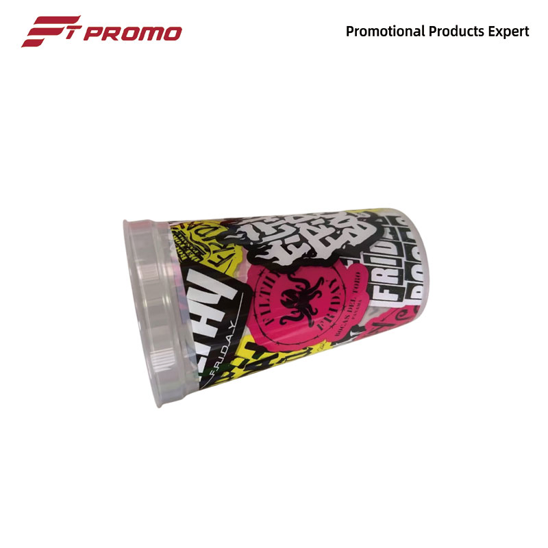 Reusable Square PP Plastic Tumler Square Cup with Custom Logo Printer in Party and Daily Use