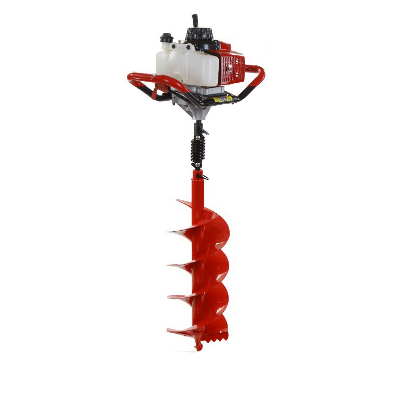Gasoline Power Earth Auger Drill 1 Man Auger Drilling Machine 2.3kw Heavy Duty Ground Drill 2 Stroke Professional