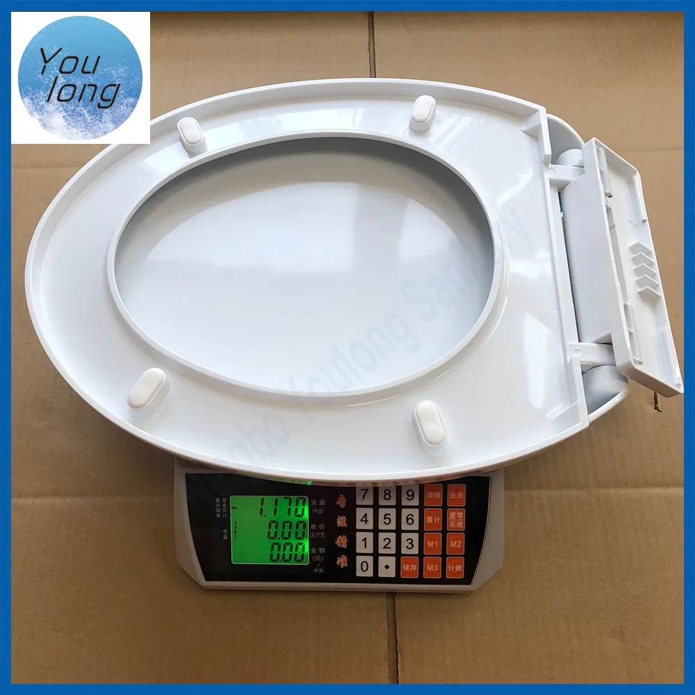 Economical Design Wc Toilet Seat with Plastic Soft Close Hinge Set