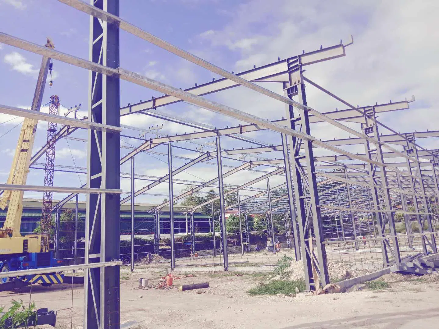 Light Steel Structural Construction Building Prefab Warehouse Prefabricated Aircraft Hangar Steel Structure Plant Steel Building