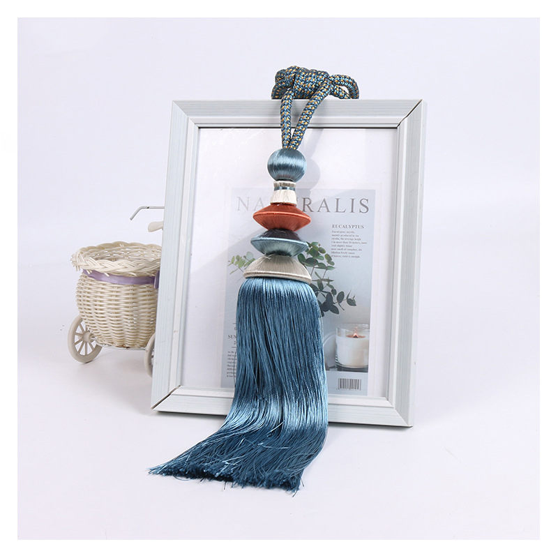 Antique Color Curtain Tassels Tieback Double Saucer Hanging Ball Curtain Tieback