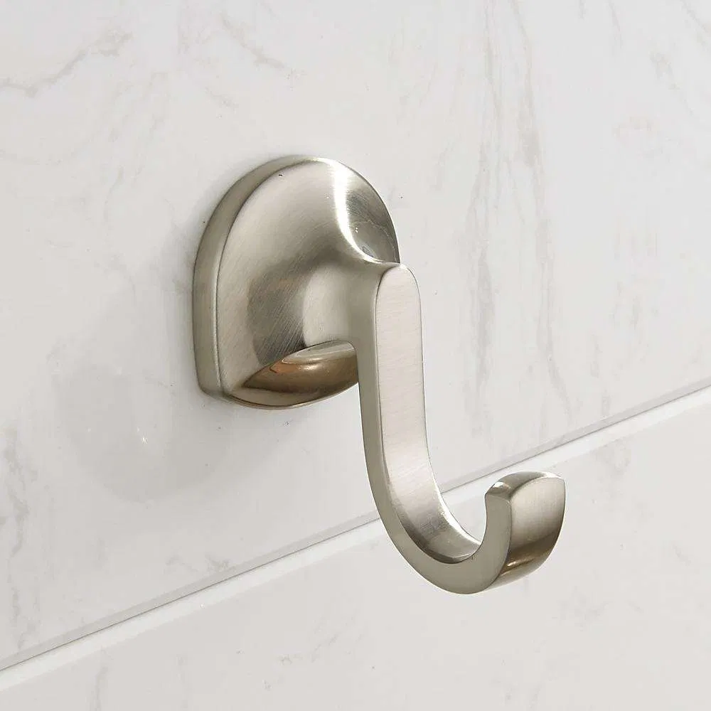 Wall Mounted Zinc Alloy Brushed Nickel Bathroom Accessory Set