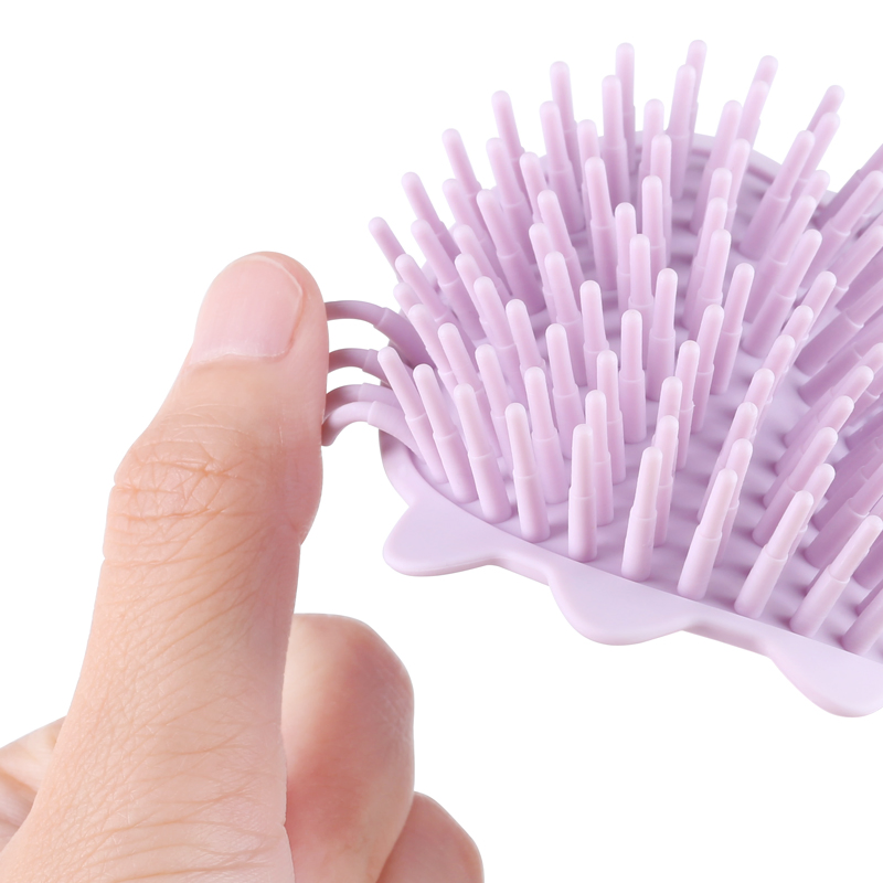 Soft Silicone Hair Washing Comb Body Shower Bath Massage Brush Baby Shampoo Bath Brushes Sponges Scrubbers