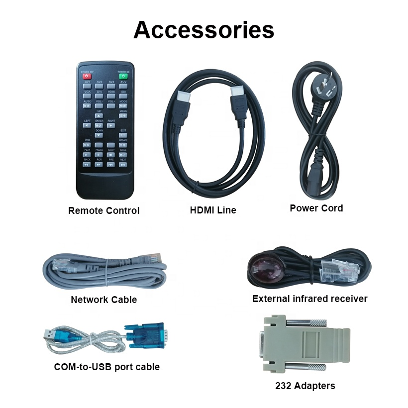 Digital Signage 3.5mm Bezel Video Wall with Price Advertising Display