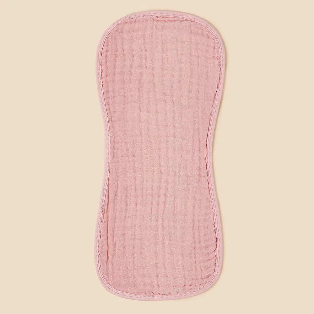Premium Solid Color Burp Cloth Thick Muslin Cotton for Anti Spit up Protection and Daily Baby Care