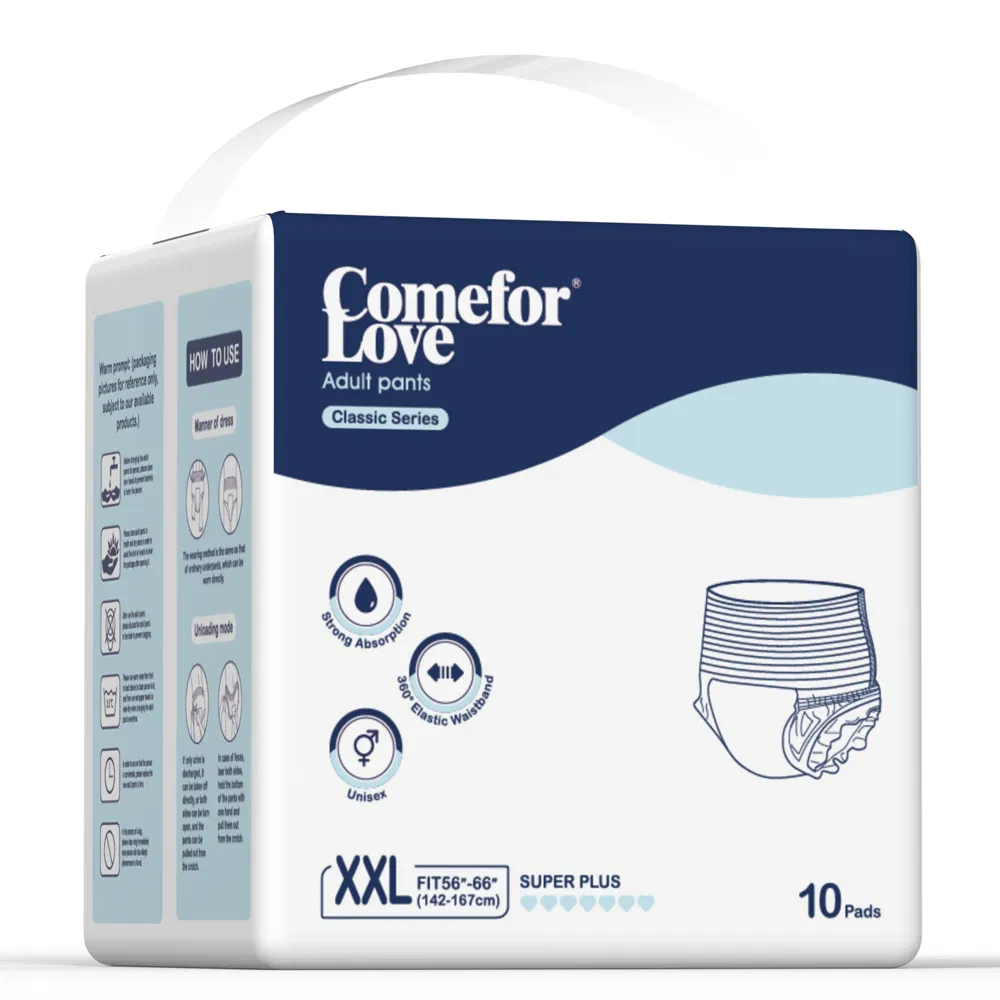 Free Sample Ultra Thick Cheap Adult Diaper Pants Disposable Adult Diaper