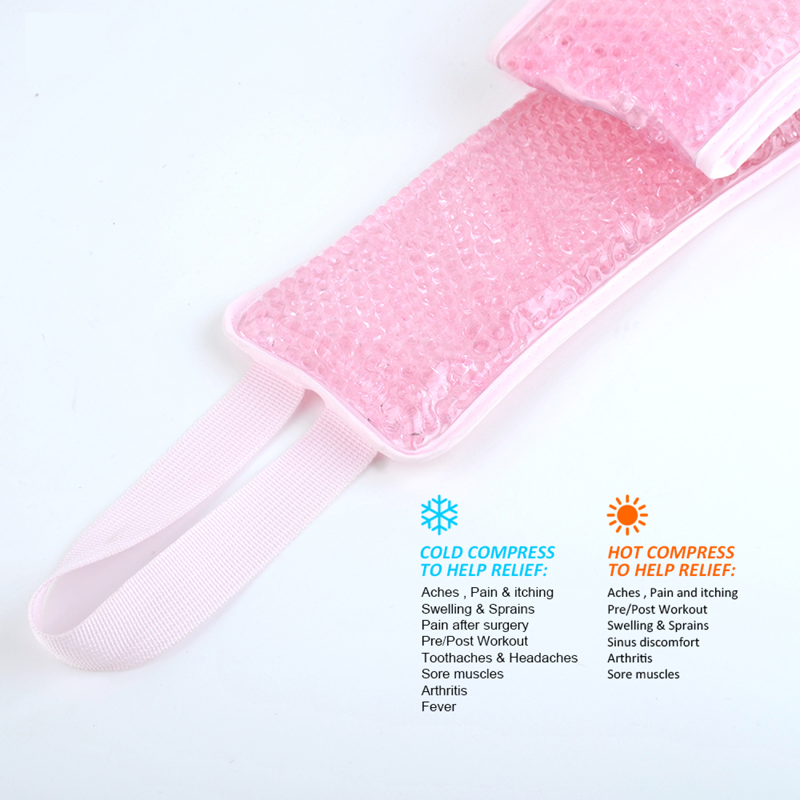 Hot Cold Therapy Gel Pack Ice Wrap with Soft Plush