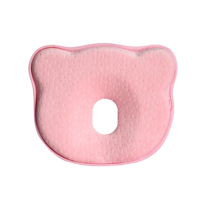 Newborn Available Organic Memory Foam Bear Shaped Baby Pillow
