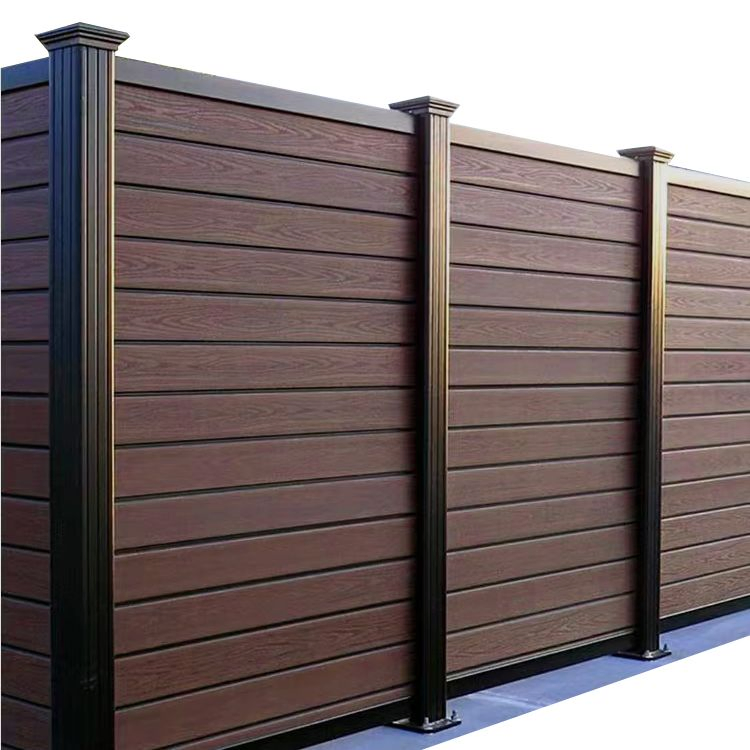 Everjade Garden Security System WPC Fence Panels Outdoor for Garden Fencing