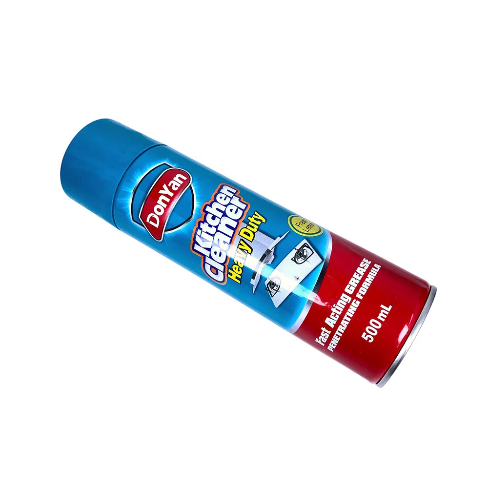 Fast-Acting Degreasing Foam for Kitchen Exhaust Systems and Filters