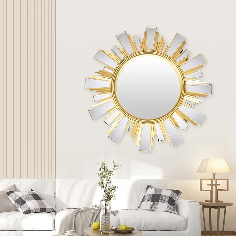 Large Wall Mirror for Decorative Glass Beveled Edge Living Room