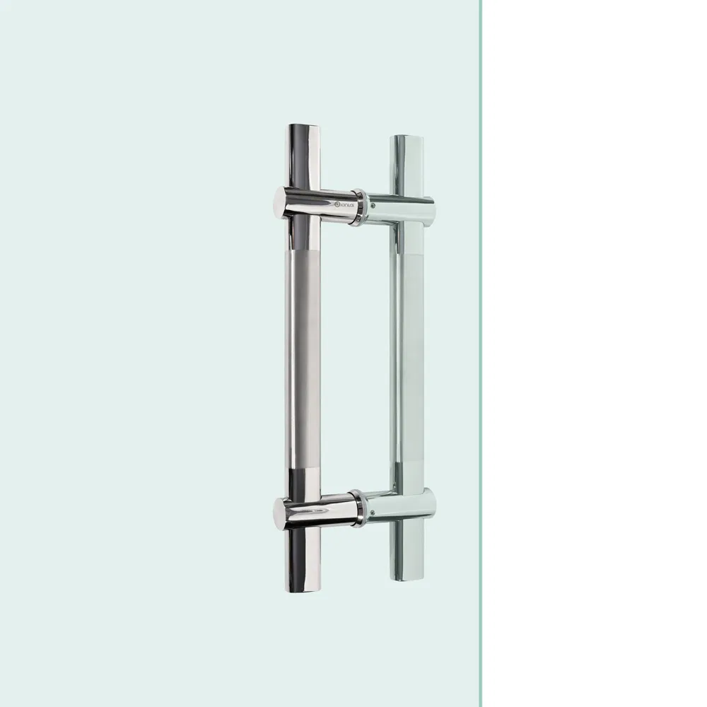 Manufacture Stainless Steel Swing Glass Door Hardware Back to Back Entrance Ladder Pull Handles