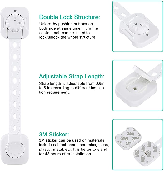 Home Baby Safety Cabinet Lock OEM Customzied Child Safety Drawer Locks