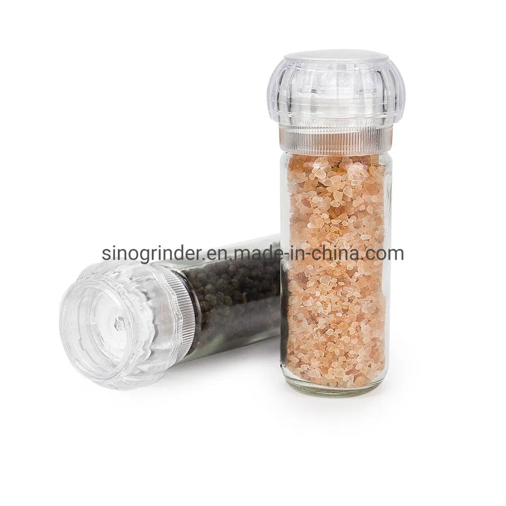 2022 Amazon Kitchen Gadgets Glass Jar Salt and Pepper Grinder
