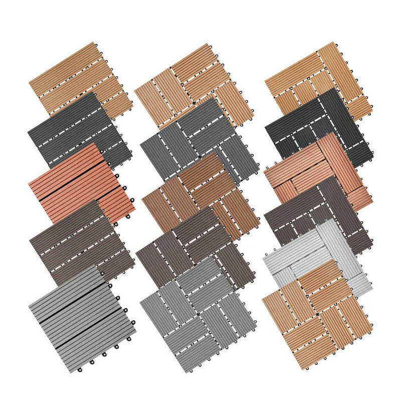 Плитка для террасы WPC, 30x30 см, под дерево