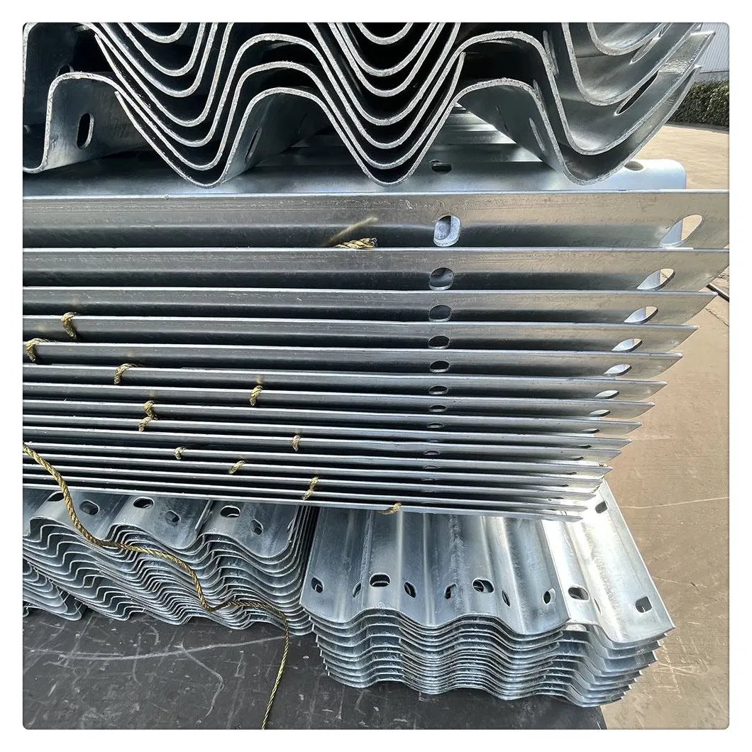 High Performance Highway Safety Barrier Three Beam Corrugated Thrie Beam Guardrail