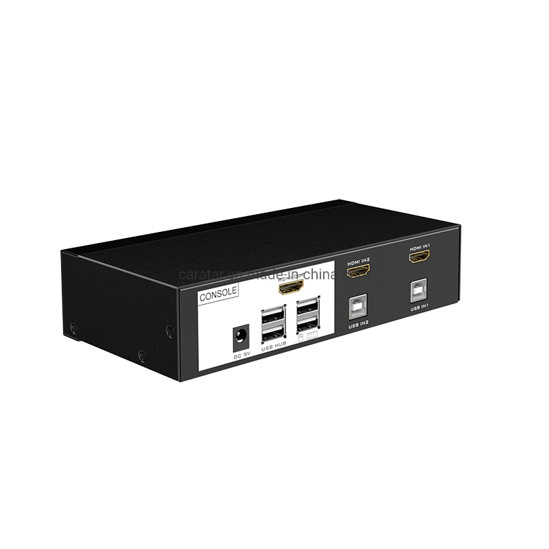 4-портовый KVM-переключатель DVI для CCTV