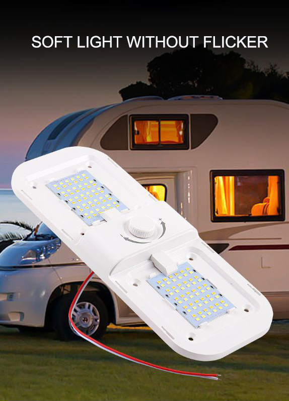 Светодиодные потолочные лампы для кемпера 3 цвета 12В/24В