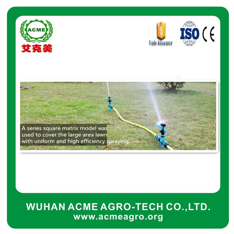 Double Inlet and Earth Inserted Rotary Sprinkler