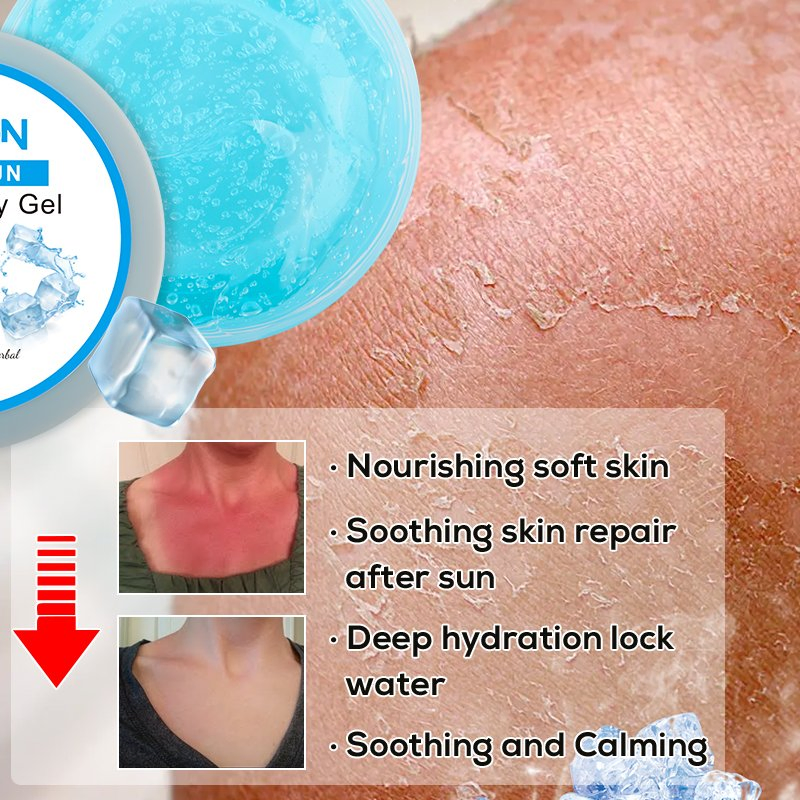 Moisturizing Rapid Repairing After Sun Whitening Anti-Aging Ice Gel Facial Cream