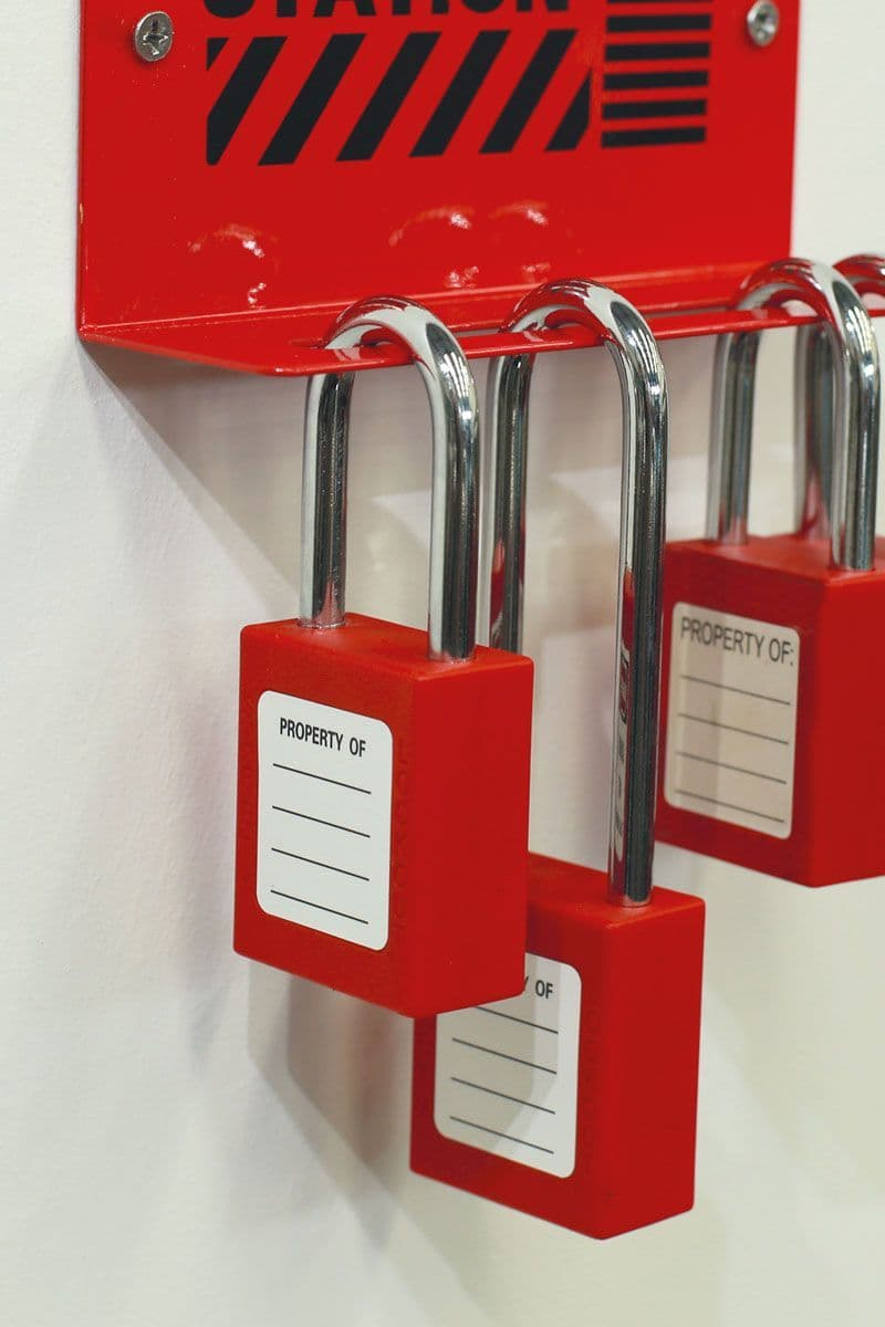 Heavy-Duty Long Steel Shackle Padlock with Master Key System