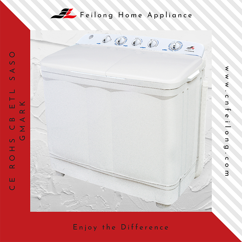 10kg China Best Hot-Selling Xpb10-2208SA Semi-Auto Twin Tub Washing Machine