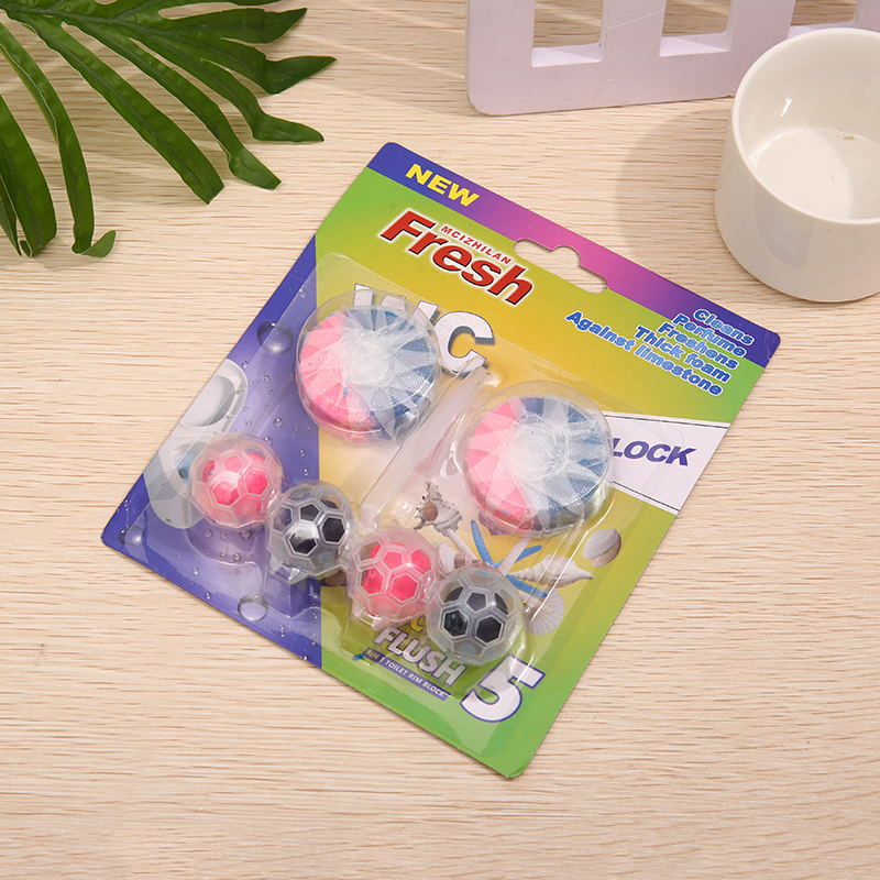 Hanging Toilet Bowl Cleaner Fragrant Balls Bathroom Odor Remover