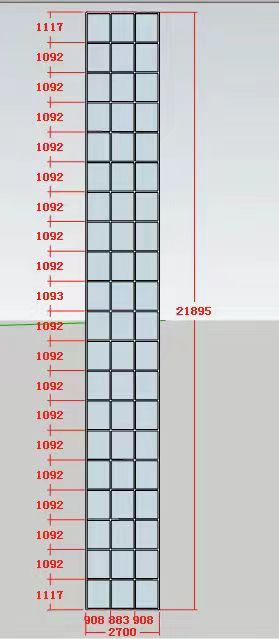 Energy Efficiency Double Hollow Glazed Aluminium Curtain Wall Top Hung Windows