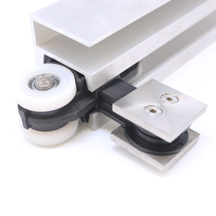 Sliding Door Hanger Roller Hanging Wheels Door Roller Wheel for Tempered Glass