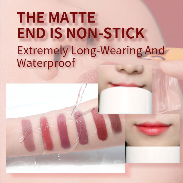 Double-Headed Liquid Lipstick Non-Stick Cup, 6 Colors, Supports OEM/Ode Diversified Customization